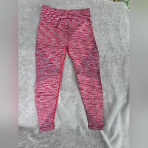 Womens Small Aerie Chill Play Move Red White & Blue Leggings In Excellent Cond